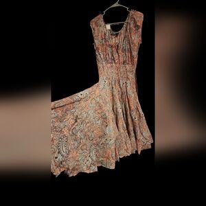 Chelsea & Theodore Multicolor Paisley Dress